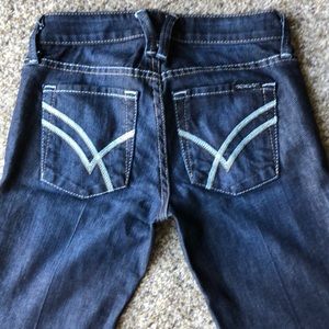 Dark Blue William Rast skinny jeans 24